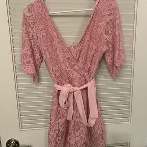 Pink romper